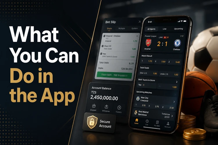 What You Can Do in the App
